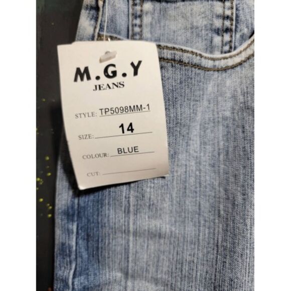 BNWT DS Vintage MGY Jeans SZ 14‎ Flare #089 - Picture 4 of 5